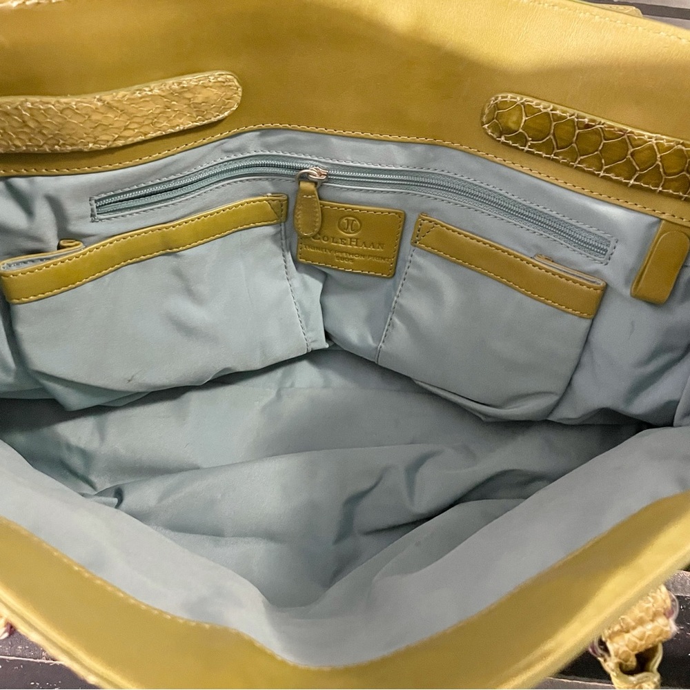 Cole Haan Trinity Python Print Purse Shoulder Bag - image 6